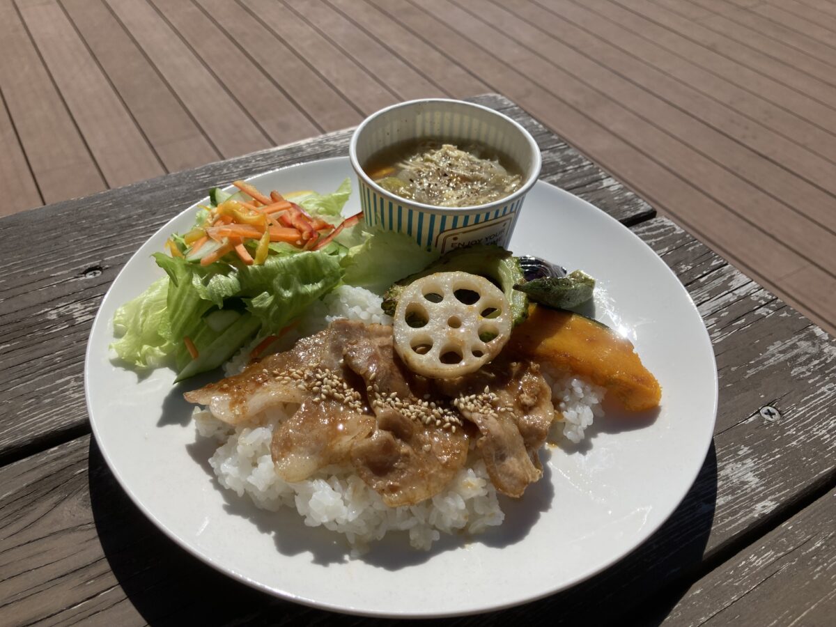 noumachiランチプレートの写真。